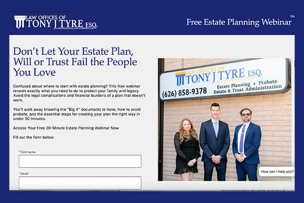 Free Estate Planning Webinar
